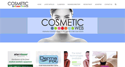 Desktop Screenshot of cosmeticweb.co.za