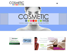 Tablet Screenshot of cosmeticweb.co.za